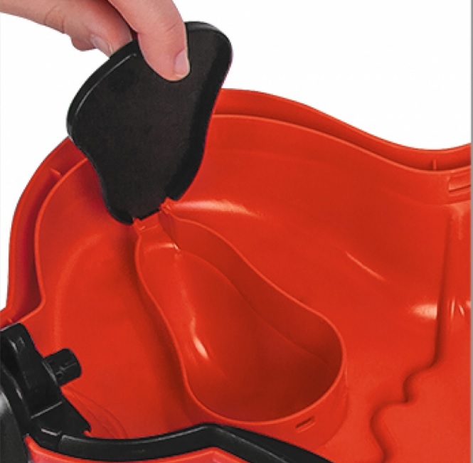Детский чемодан-каталка на колесиках - Собачка, красный  